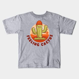 Feeling cactus (on light colors) Kids T-Shirt